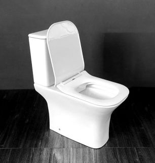 Унитаз CeramaLux 1218-1A с бачком и сиденьем Микролифт